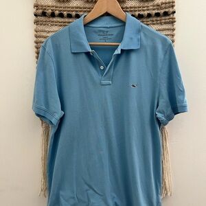 Vineyard Vines Blue Polo Shirt Classic Style